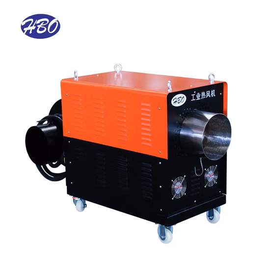 Calentador de conducto eléctrico de 35 kw con ventilador para calefacción de aire industrial
